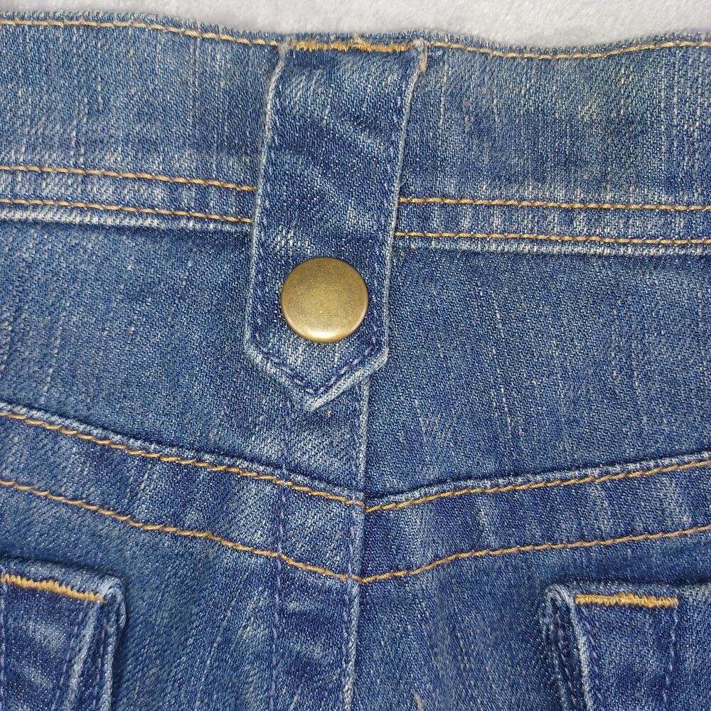 Vintage Levi's Jeans Denim Skimmer Shorts Women Size 3 Cutoff Lowrise Button Fly - Picture 11 of 16
